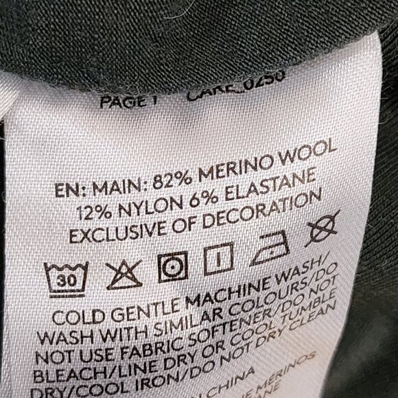 Kathmandu Dark Green 82% Merino Wool Baselayer Long Sleeve - Picture 7 of 7